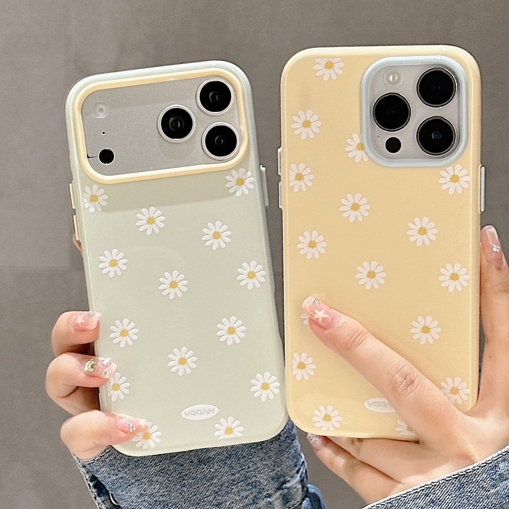 Full screen daisies suitable for iPhone17PROMAX mobile phone case Apple 14/13P protection simple 15 women 16 new