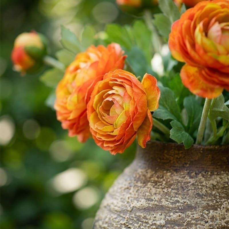 Premium Flocked Single Rose Artificial Flower Home DIY Decor