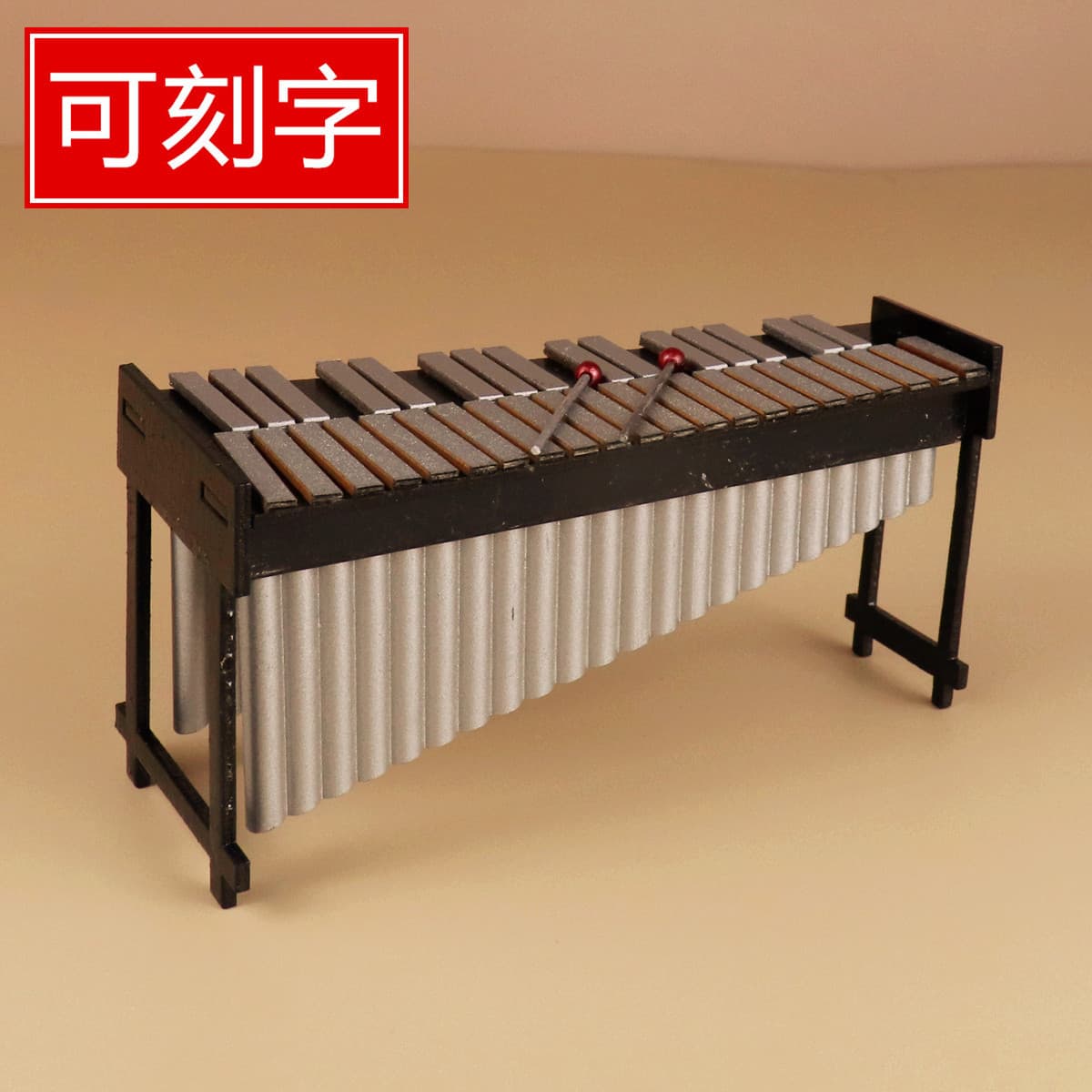 Mini Marimba Model Conga Drum African Drum Snare Drum Guitar Ornament Miniature Mandolin Antique Piano Pipe Organ