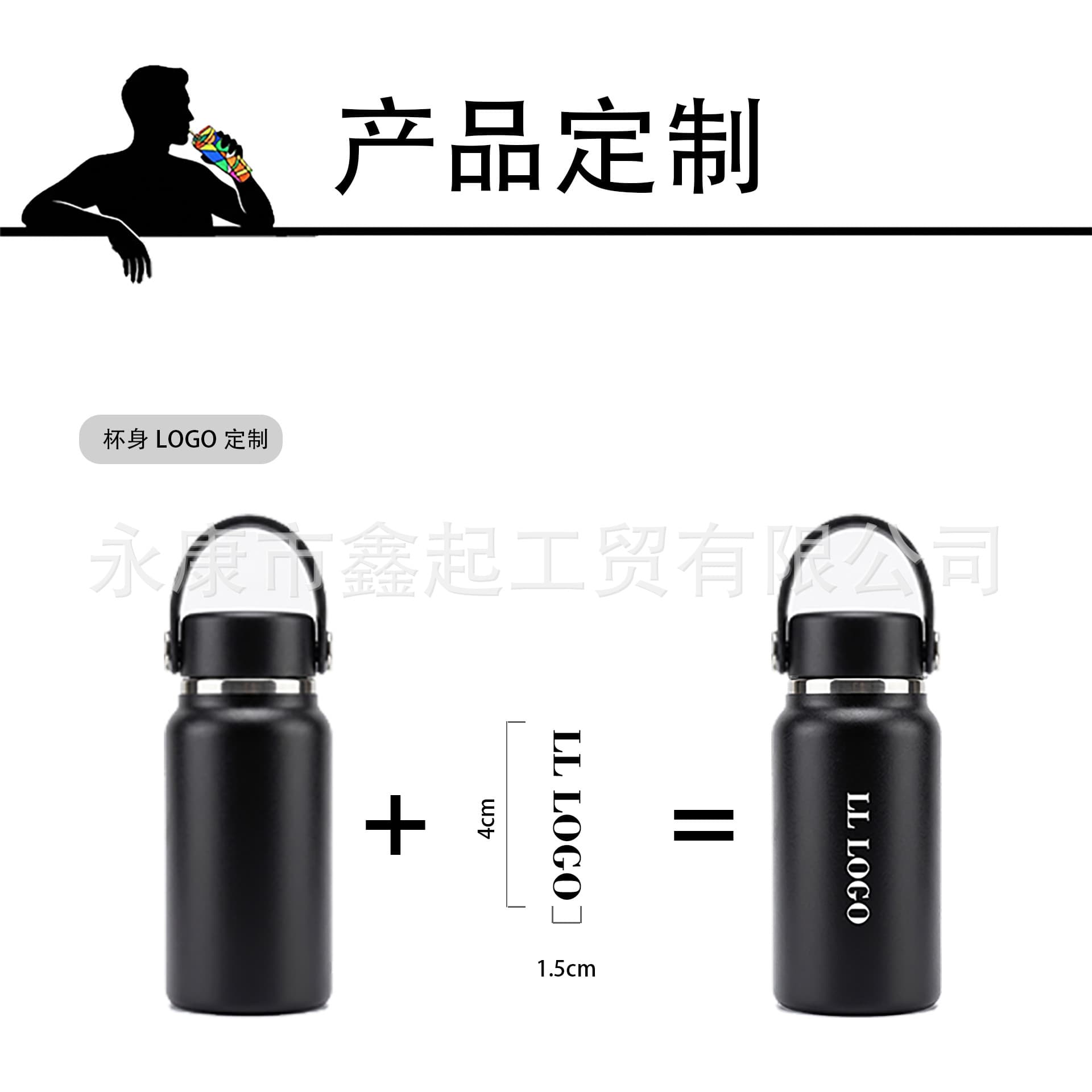 Cross-border HydroFlask style mini space bottle 304 stainless steel insulated cup outdoor portable sports water bottle
