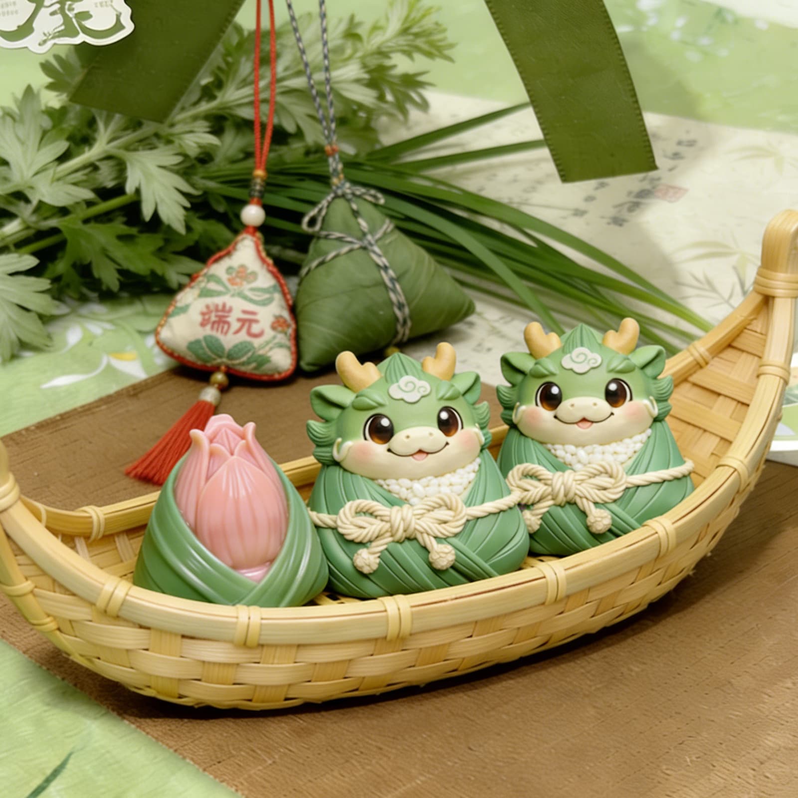 Sanxin Dragon Boat Festival Mousse Cake Silicone Mold Handmade Chocolate Ice Cream Mold Chinese Food-Grade Mold