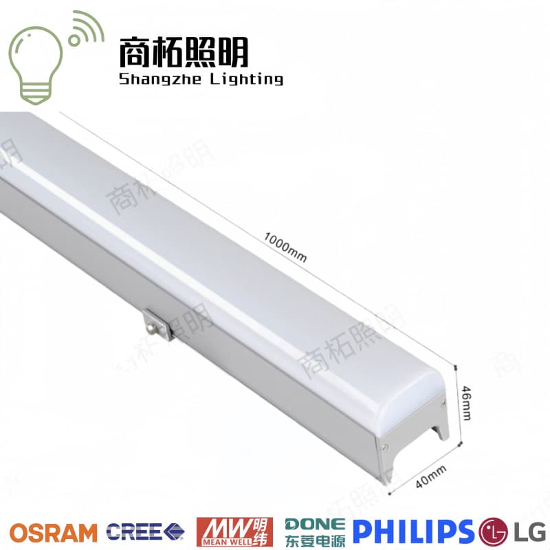 Factory Direct Outdoor Waterproof LED Linear Light RGB 512 External Control Guardrail Tube Seamless Connection Contour Light