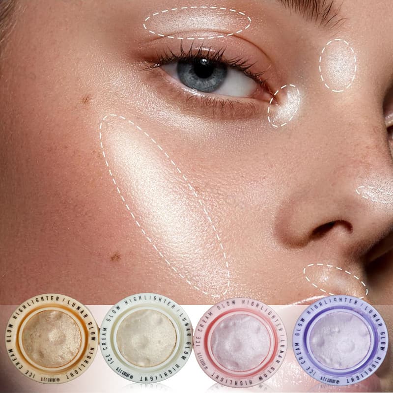 S.F.R New Single-Color High-Shine Eyeshadow, Pearl Shimmer 3D Highlighting, Under-Eye Brightener, Stage Makeup Baked Eyeshadow Palette