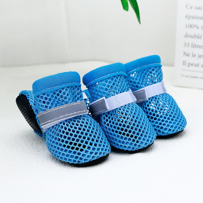 Popular Dog Shoes Summer Non-Slip Breathable Wear-Resistant Pet Dog Shoes Soft Bottom Puppy Protective Foot Covers Factory Wholesale
