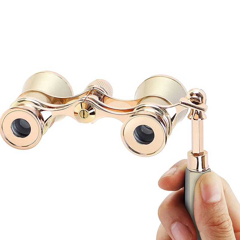Mini Binoculars for Performances, High-Definition Theater Opera Stage Play Vintage Small Micro Pocket Telescope
