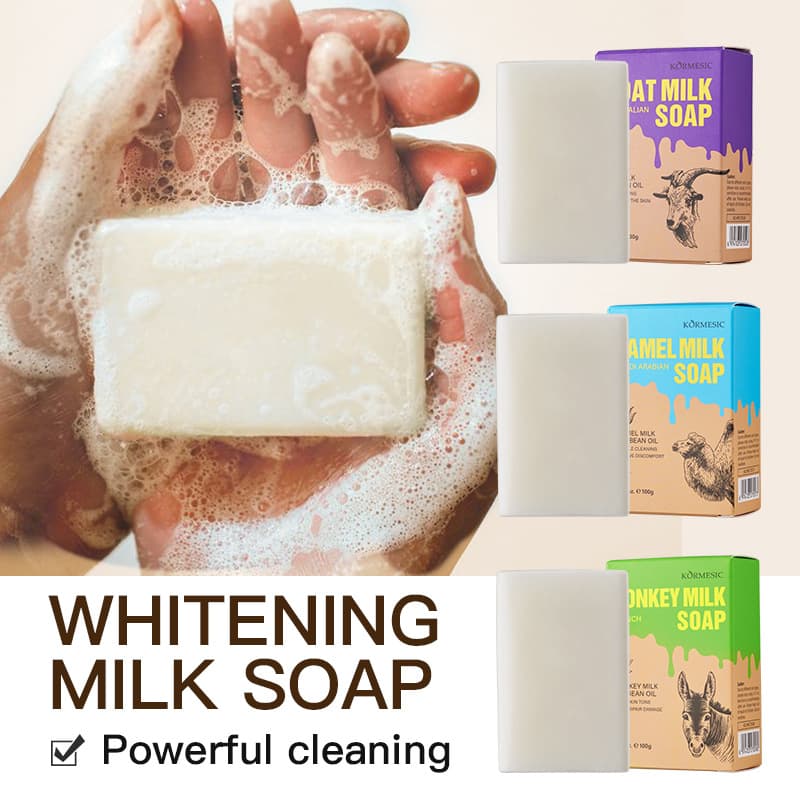 KORMESIC Goat Milk Soap Foaming Skin Care Cross-border Trade Factory Direct Wholesale