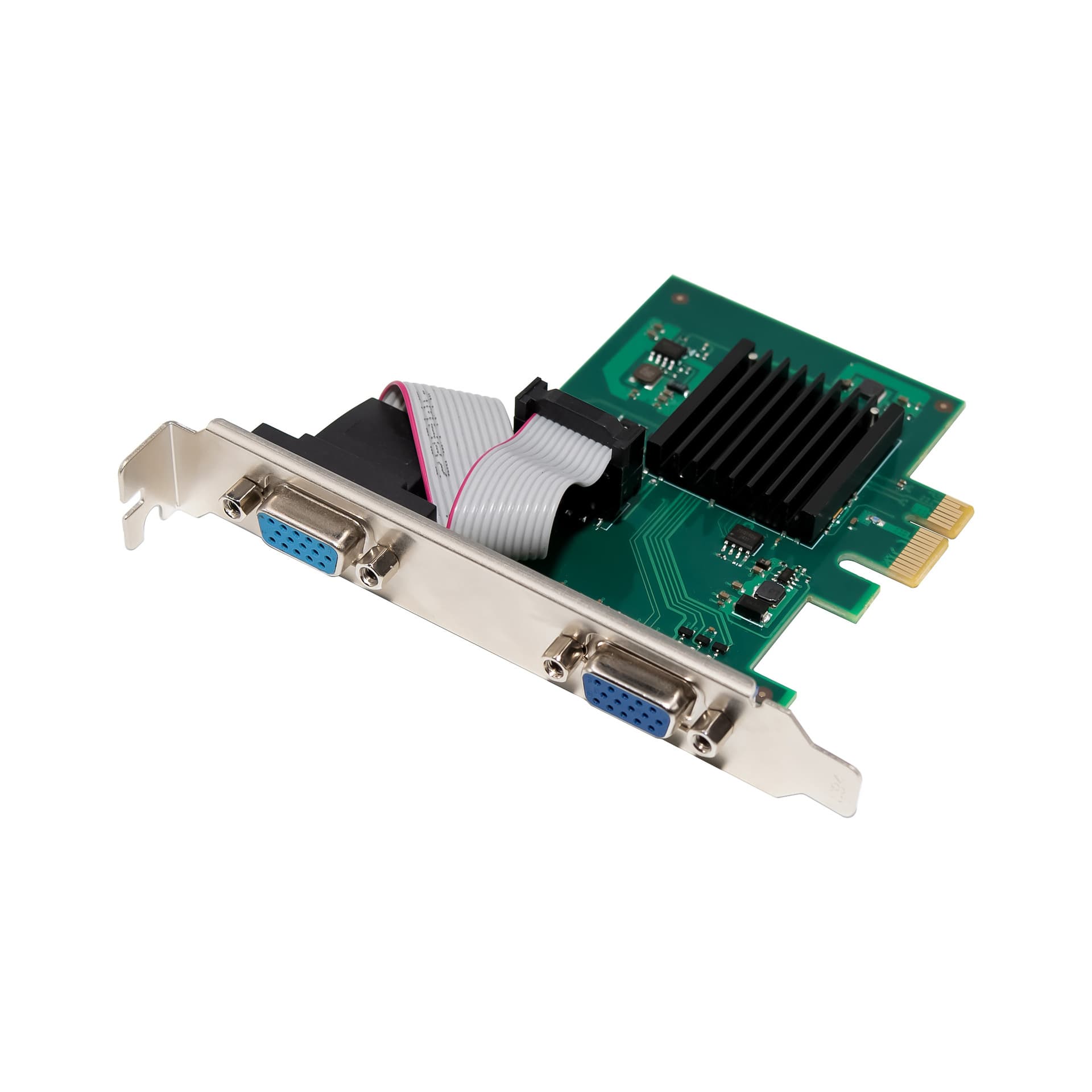 PCI-E Graphics Card SM750 TV 2D Display SM750 Dual Port VGA Industrial Control Server Graphics Card
