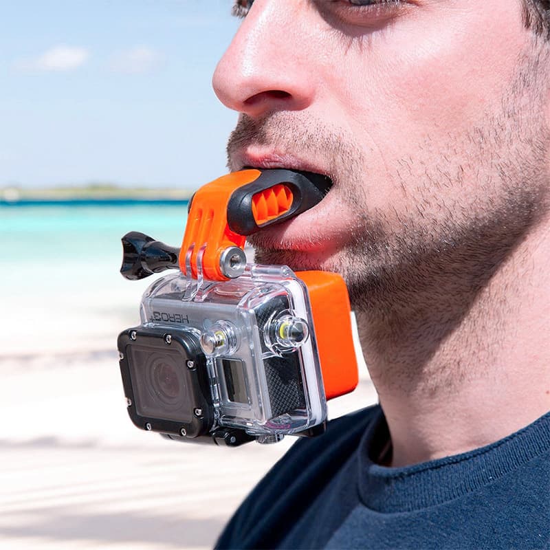 Kitway for GOPRO Action Camera Accessories GoPro Mouthpiece Surf Buoy Connector Mount for Diving Shooting