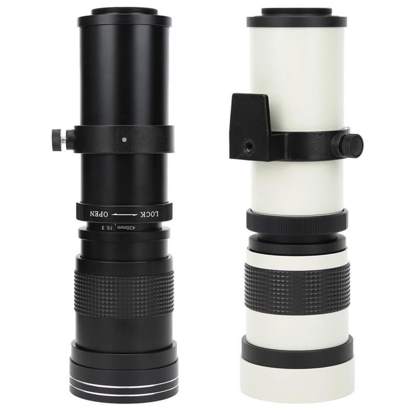 420-800mm F8.3 Telephoto Lens Manual Focus Telephoto Mirrorless Full-Frame DSLR Long-Range Lens