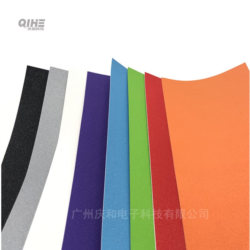 Screen protector for mobile phones, laptops, solid color cases, brushed film, glittery black matte color-changing film
