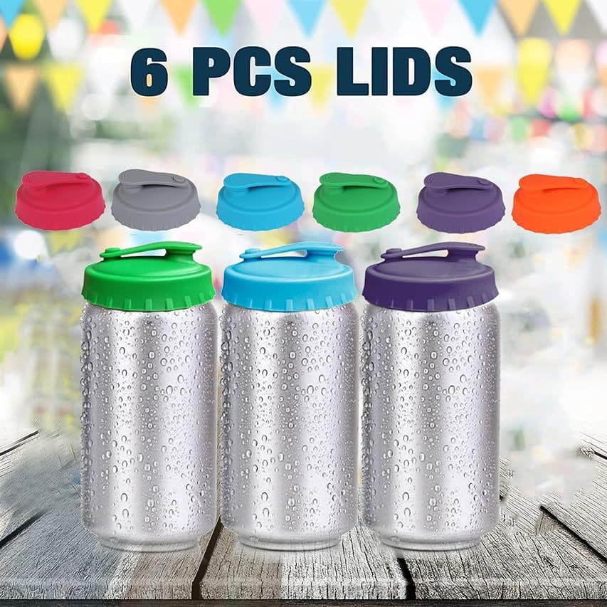 Amazon new pull-tab can silicone lid soda can lid silicone cup cover Coke sealing lid silicone can cover