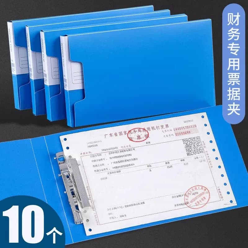 Invoice Clip Receipt Organizer Tax Storage Box Receipt Holder Document Clip Bill Organizer