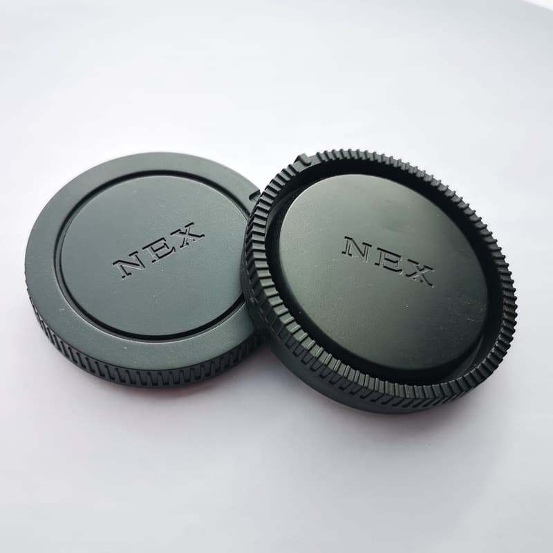Neutral Fit for Sony Mirrorless E-Mount Front and Rear Caps NEX-5N NEX-7 NEX-3 NEX-C5 Body Cap Lens