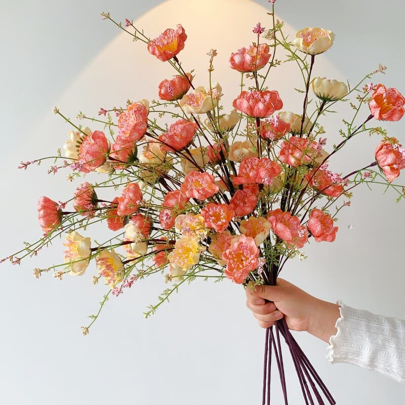 Artificial Rhododendron Butterfly Flower Wedding Road Guide Arrangement Hibiscus Flower Wedding Home Decoration Flowers Artificial Flowers Wholesale
