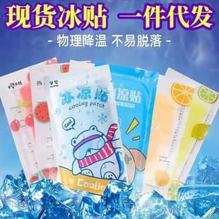 Cooling Patch Dropship Ice Gel Summer Cartoon Heat Dissipation for Students Military Training Adults Factory Wholesale