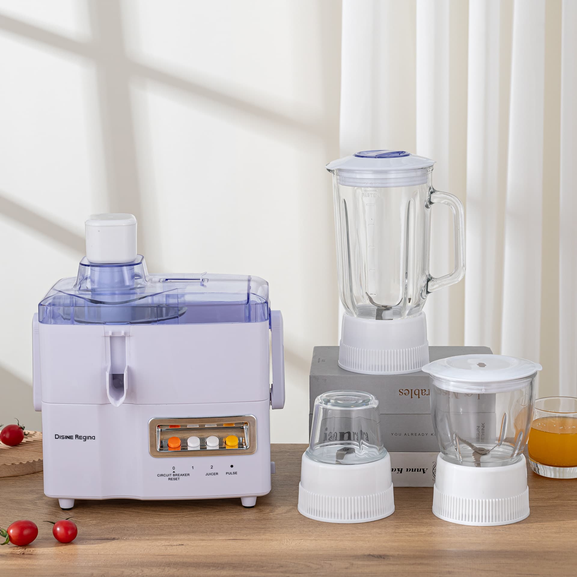 Four-In-One Juicer 4in1 Blender Multifunctional Blender Wall Breaker Meat Grinder Factory Cross-Border