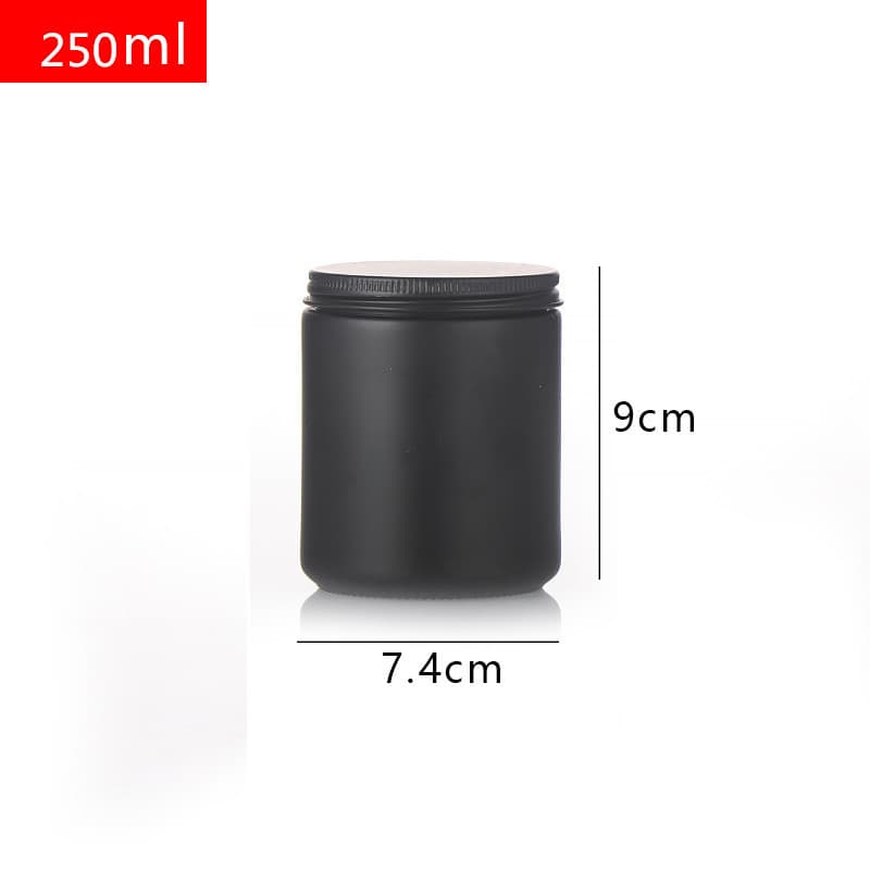 Manufacturer Colorful Large-Mouth Candle Cup Aromatherapy Candle Glass Jar Empty Bottle Amber with Lid Glass Candle Holder Decorative Ornament