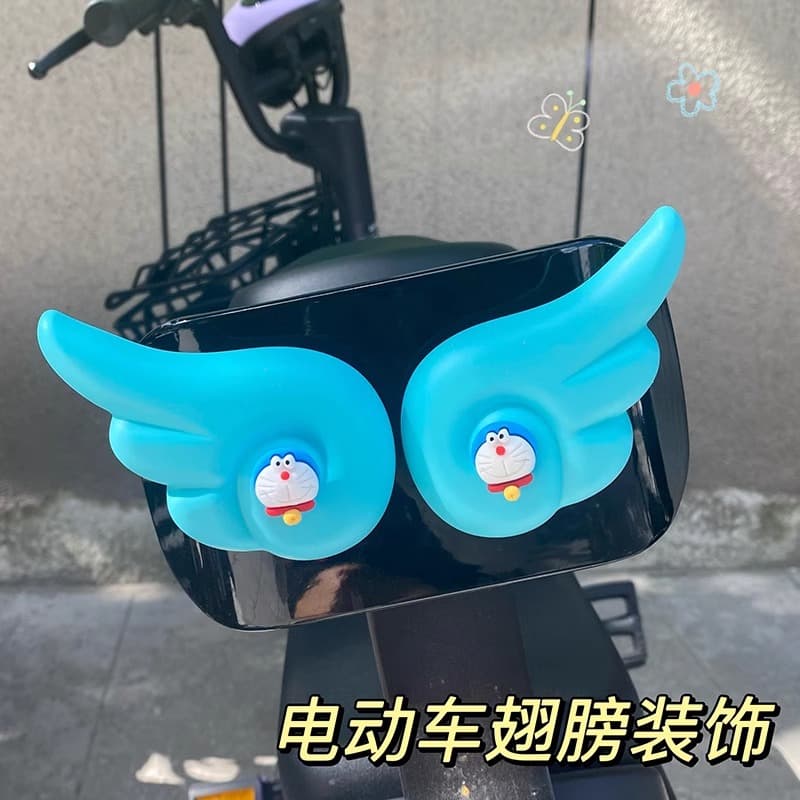 Electric Vehicle Decorative Rear Wing, Ins-style Creative Bicycle Motorcycle Tail Kids Cute Decoration