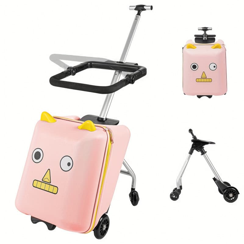 2026 New Cross-Border Drop Shipping 20'' Pink Riding Suitcase