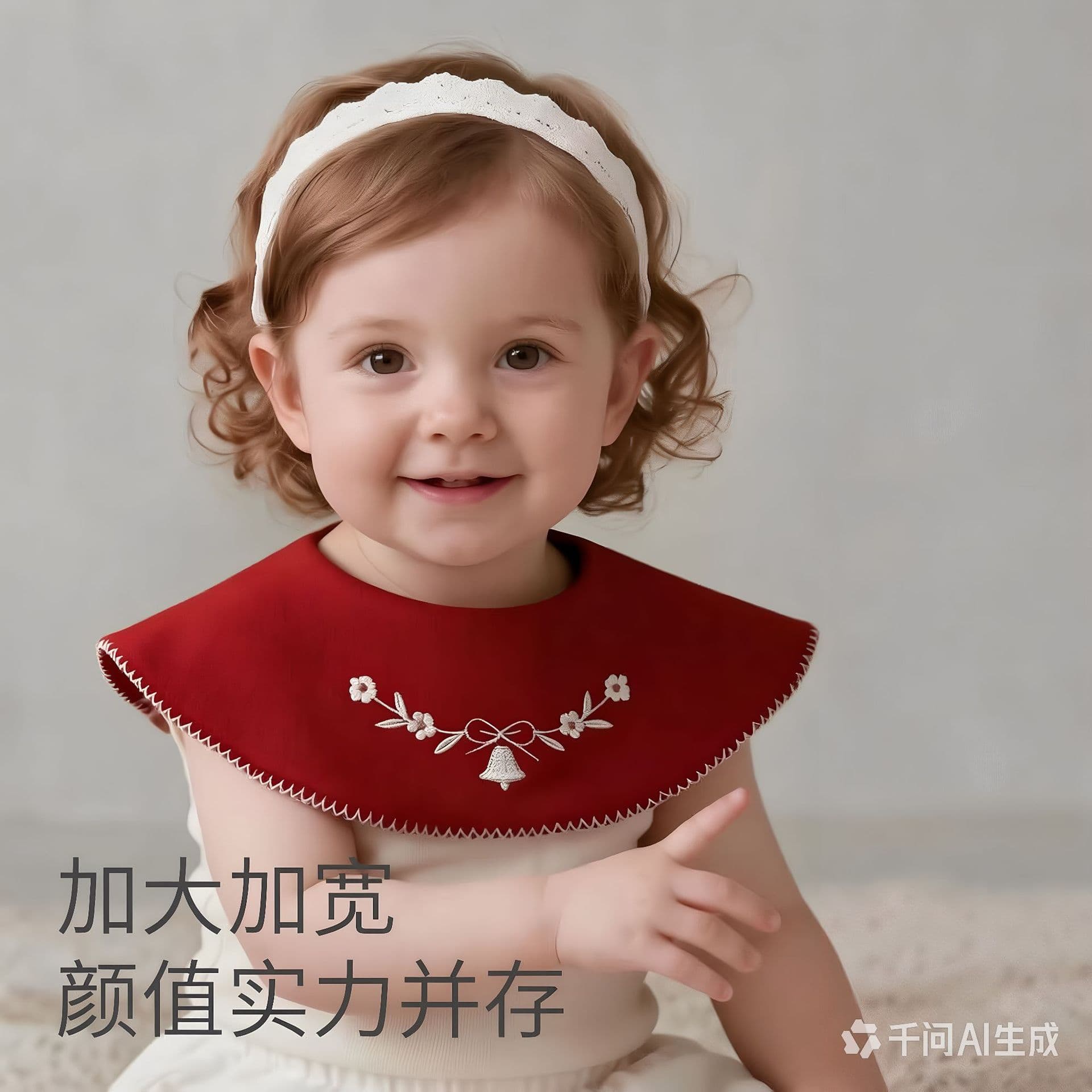 Yirijia Baby Bibs, Baby Class A Pure Cotton Saliva Napkins, Newborn 360-Degree Enlarged Absorbent Bibs and Rice Pockets