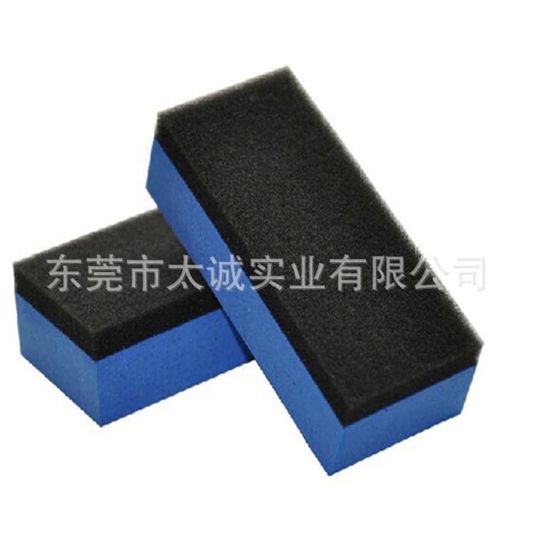 Supply various sizes of decontamination coating sponge, crystal coating, cleaning, shoe polishing, latex non-degumming wiper