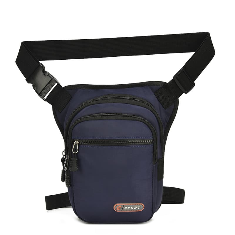 2021 New Men's Casual Waist and Leg Bag, Trendy Travel Bag, Crossbody Bag, Soft Surface, Color Block Shoulder Bag, Wholesale