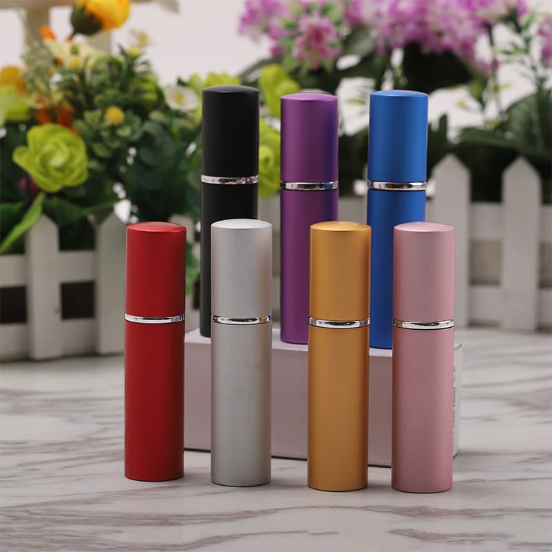 10ml Perfume Refill Bottle Flat-Head Glass Liner Spray Bottle Cosmetic Bottle Empty Bottle Frosted in Stock Frosted Spray Bottle