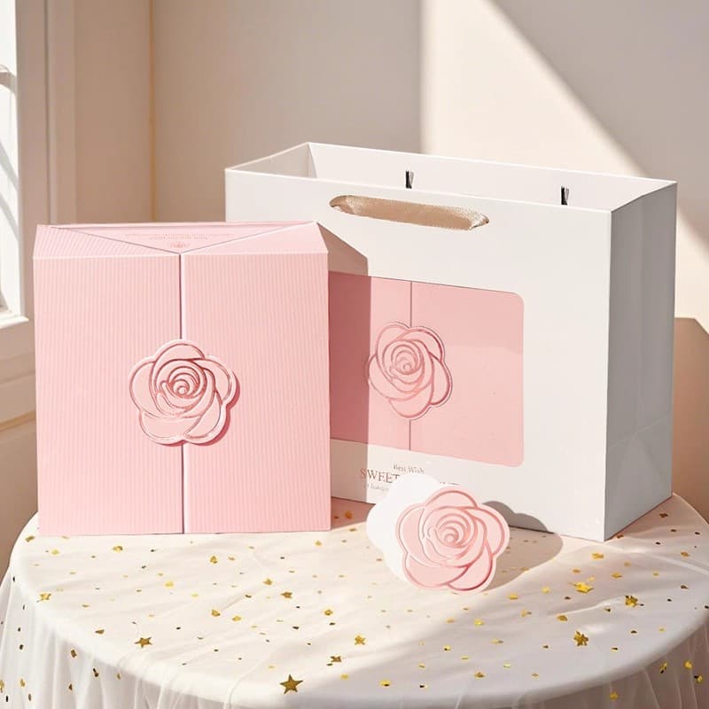 Gift box gift box empty box lipstick gift box for girls perfume scarf packaging box 520 premium gift box