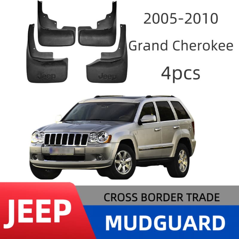 Jeep Grand Cherokee 2010-2023 Mudguard Tire Accessories Black Plastic Wheel Well Liner Durable Auto Part for Jeep Enthusiasts