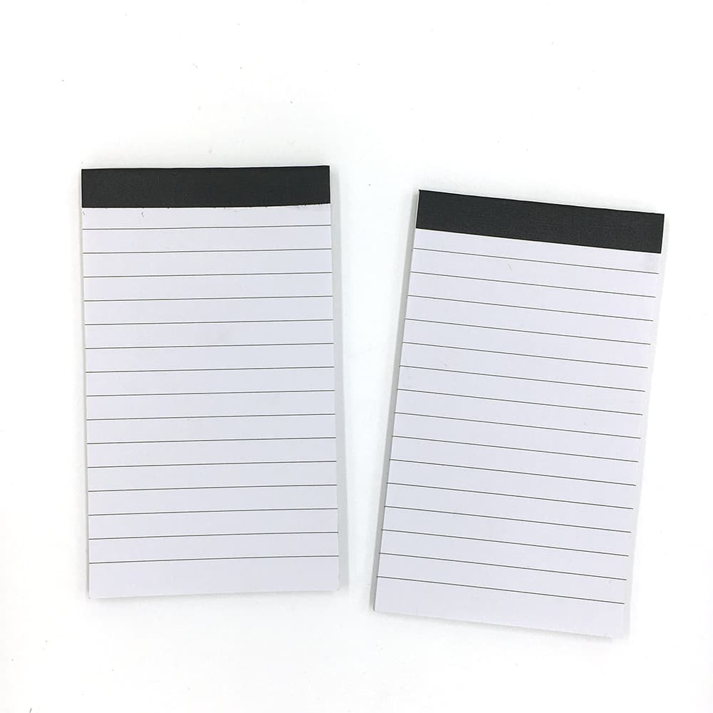 Cross-border Hot Sale Mini Sticky Notes A7 Pocket Notebook Refill 3x5 Inch Tear-off Pads 30 Sheets Lined