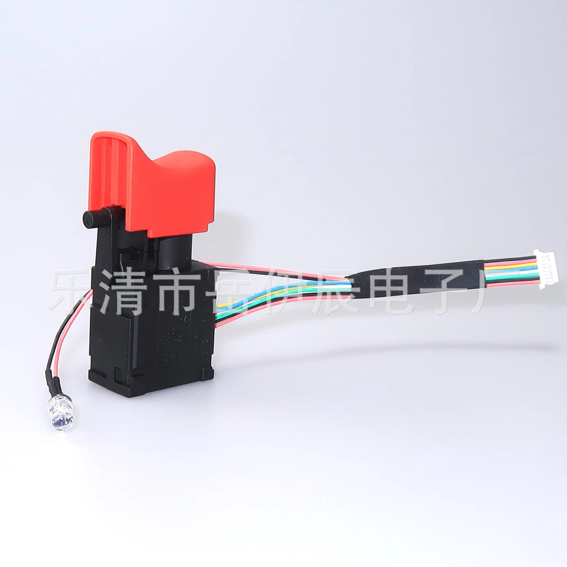 Red Dustproof Lithium Battery Universal Dayi Brushless Electric Wrench 2106 Speed Control Switch 8-Wire 9-Wire with Light Control Board