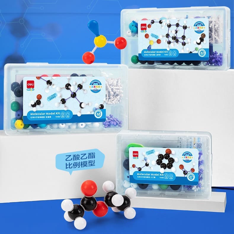 Deli YX449/YX459/YX460 Chemical Molecular Structure Model Experimental Equipment Organic Teaching Aid Demonstrator