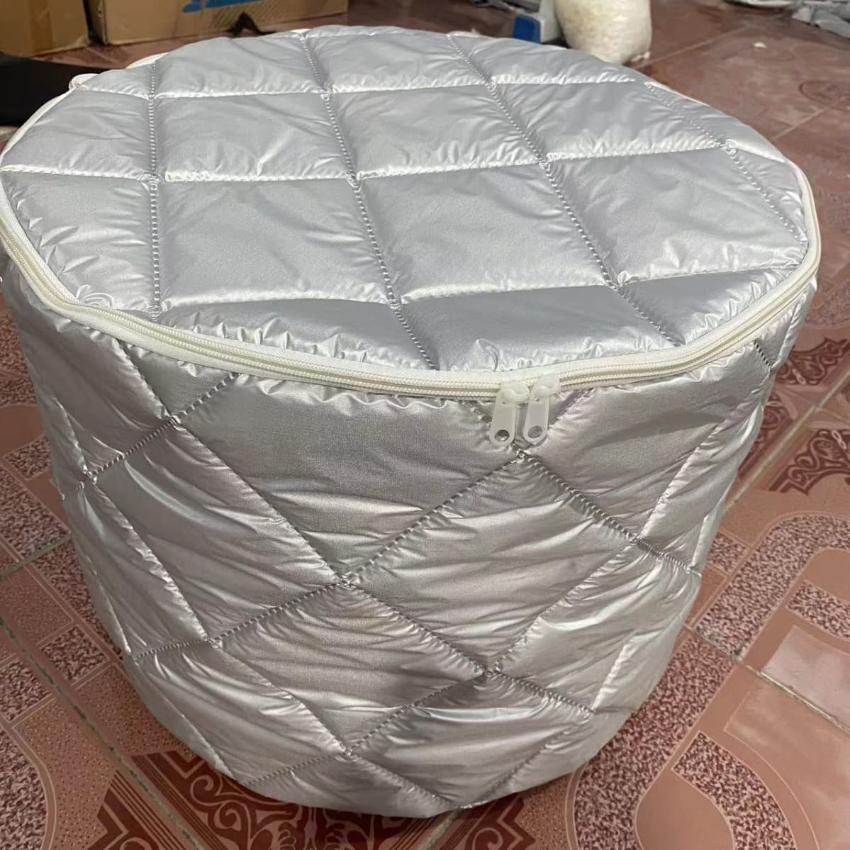 Waterproof thermal blanket, antifreeze thermal cotton, suitable for pan-fried buns and steamed bread, breakfast thermal cover, cold-proof, warm, heat-insulating food bucket cover