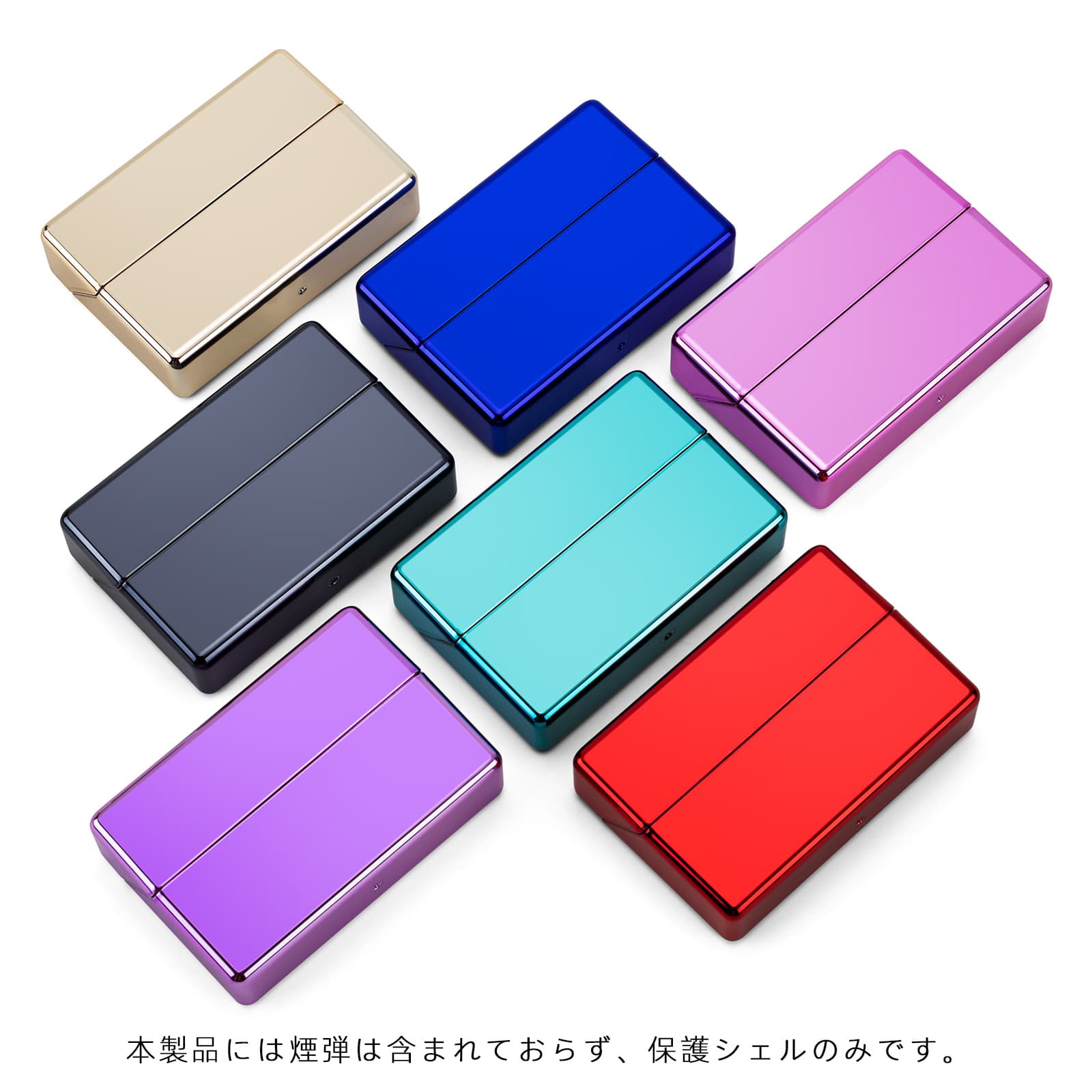 Suitable for IQO LUM 1 cigarette cases, moisture-proof and pressure-resistant, 20-pack PC electroplated storage box, cross-border in stock.