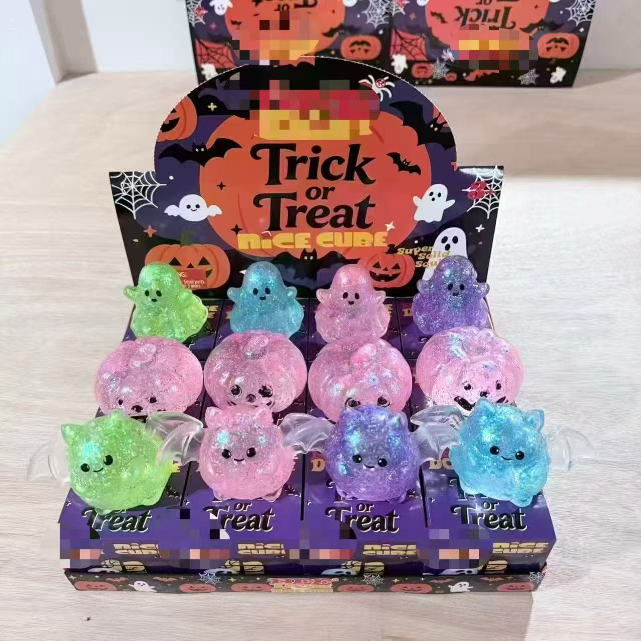 Cross-Border New Hot Selling Halloween Magic Color-Changing Stress Ball, Stress Relief Small Gift, Factory Wholesale