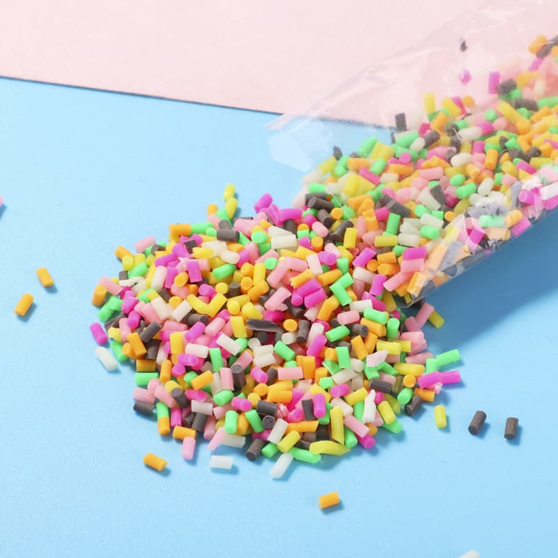 Sugar grains 10g/pack chocolate strands polymer clay flakes particles simulation cream cake decoration accessories phone case jewelry