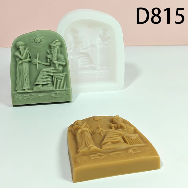 European and American Character Relief Silicone Mold DIY Handmade Home Interior Atmosphere Decorative Ornaments D815
