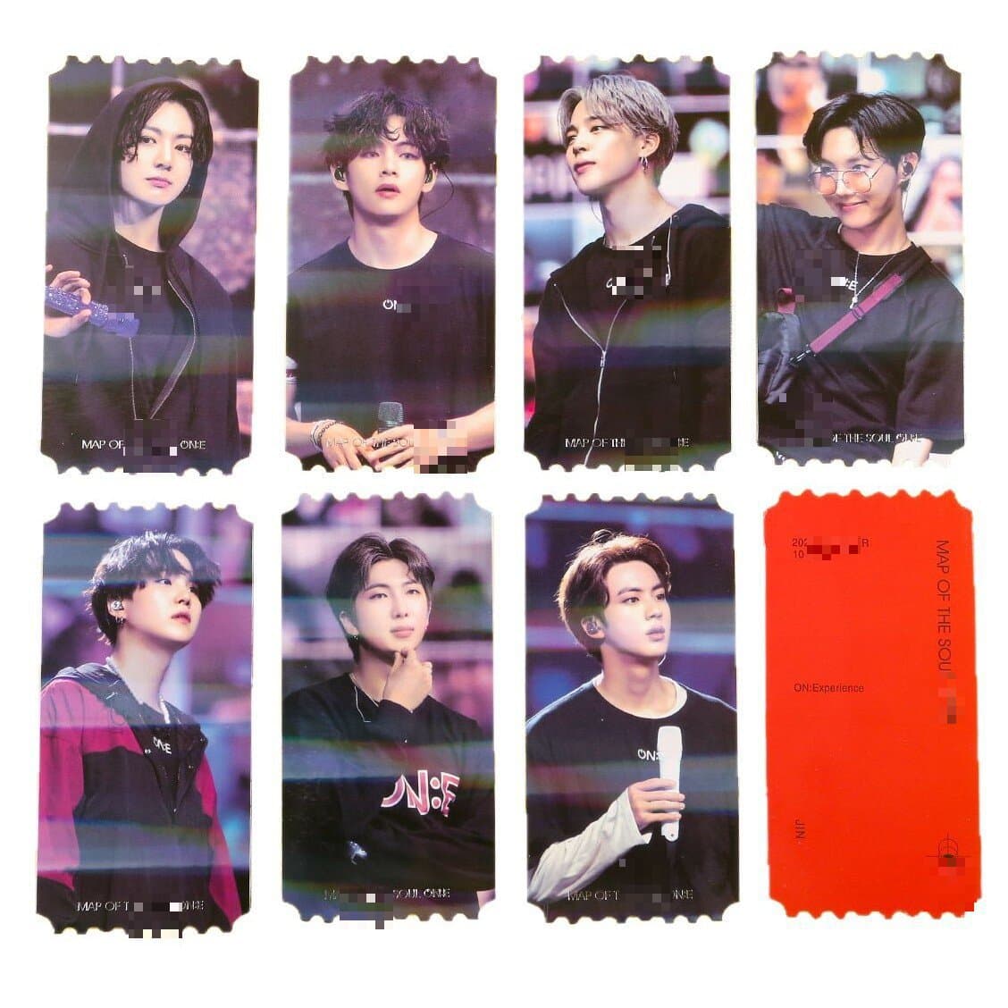 BTS ON:E DVD Laser Ticket Card
