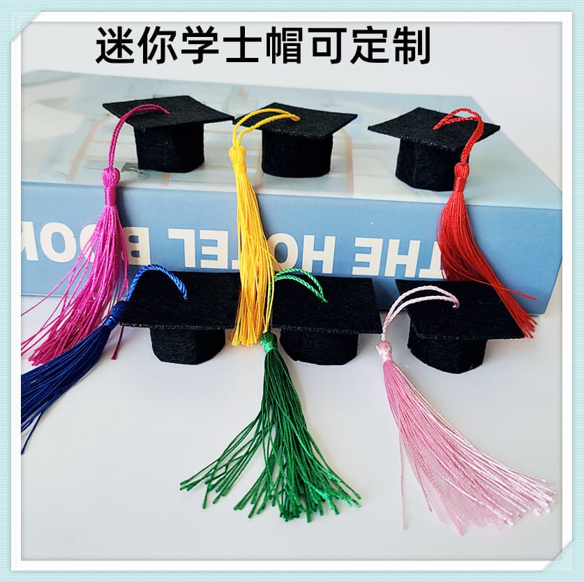 Mini Graduation Cap, Doctorate Cap, Graduation Gift, Cake Decoration, Bouquet Decoration, Lollipop Decoration Accessories