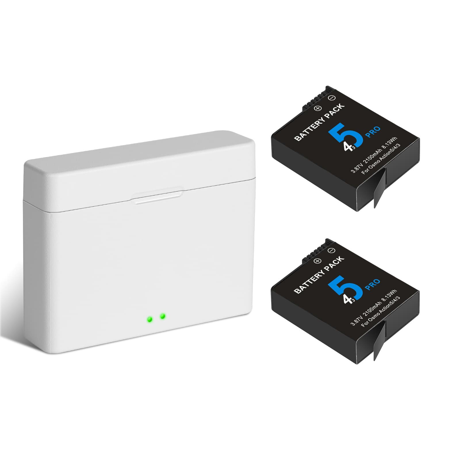 Compatible with DJI Action5 Pro Battery, Action5 Action4, Action3 Action Camera Battery