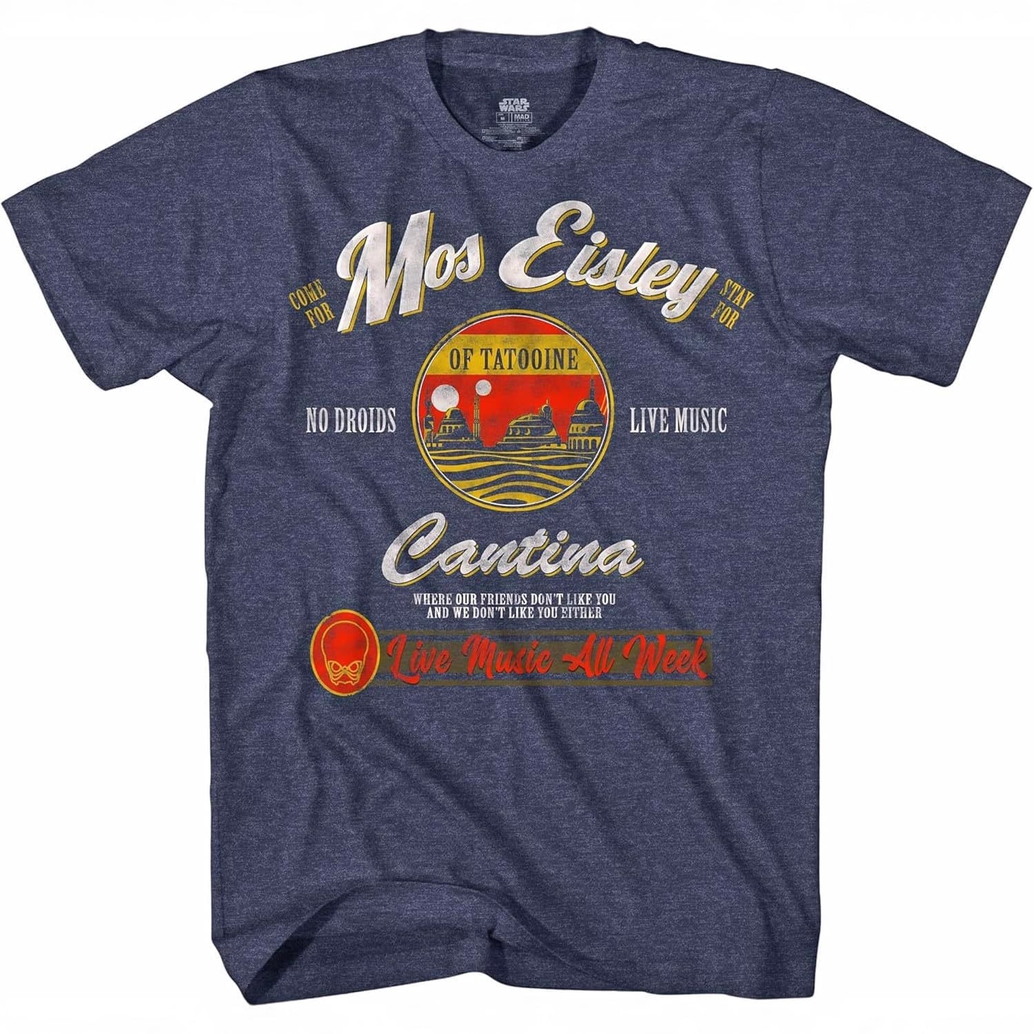 STAR WARS Mos Eisley Cantina Tatooine Men's Adult Graphic T-Shirt