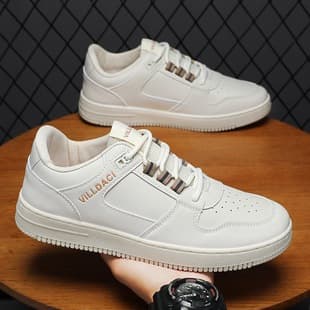 2023 New Spring Trendy Versatile Sports Shoes Men Summer White Shoes Breathable Casual Sneakers Board Shoes