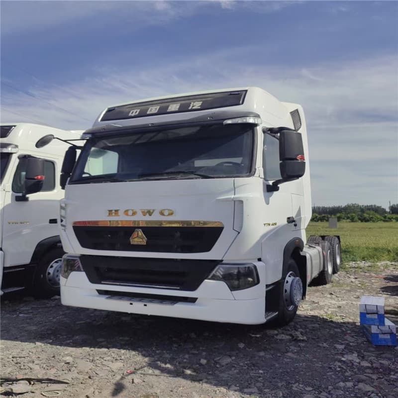 Used Howo Semi-Trailer Tractor Head for Sale, Used Highway Transport Tractor Full Trailer, Trailer Head