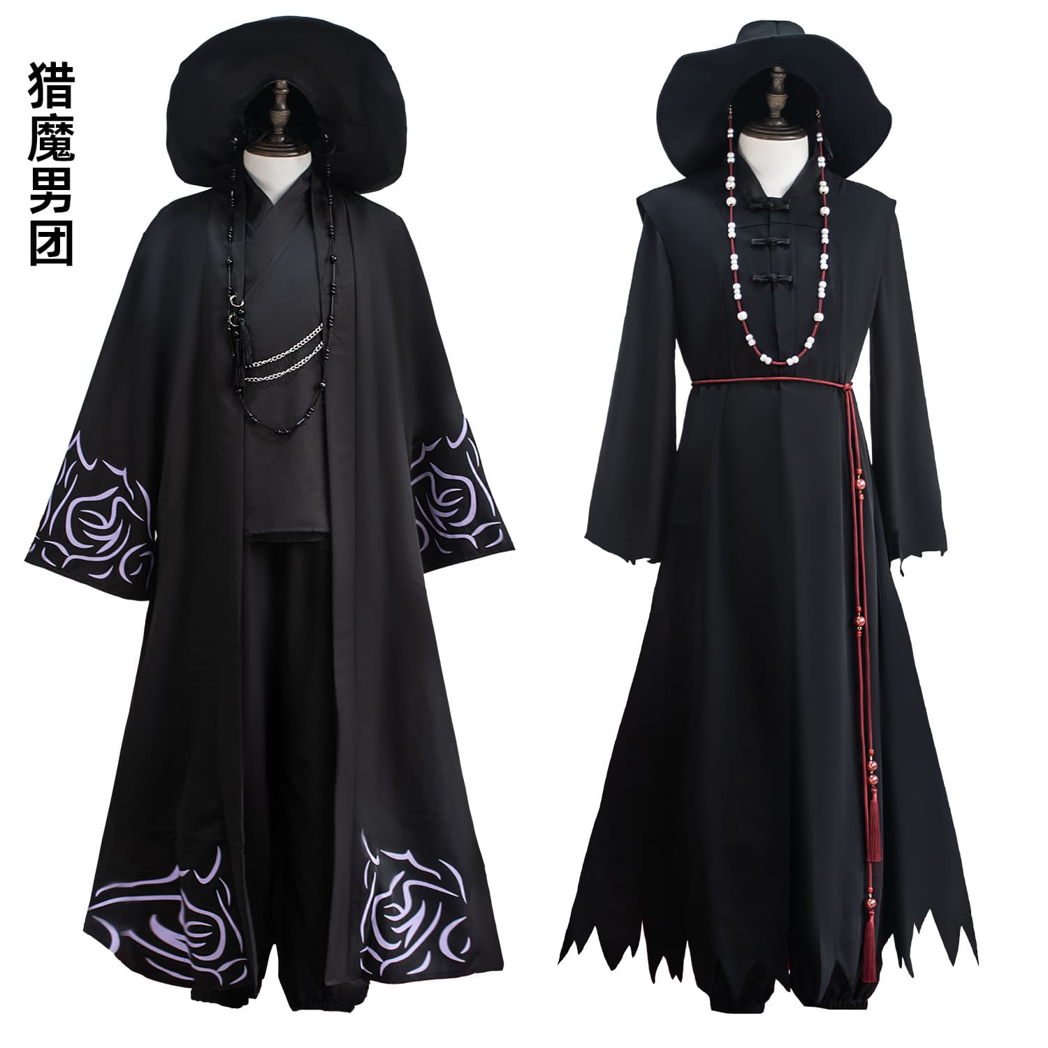 Kpop Demon Witch Girl Group Cosplay Costume Qin Yu Shaga Boy Cosplay Outfit Anime Demon Boy Group