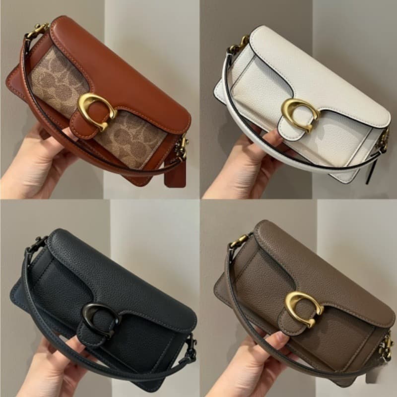 C's new Tabby20 Bacchus bag flip small square bag envelope bag shoulder crossbody bag portable armpit bag for women