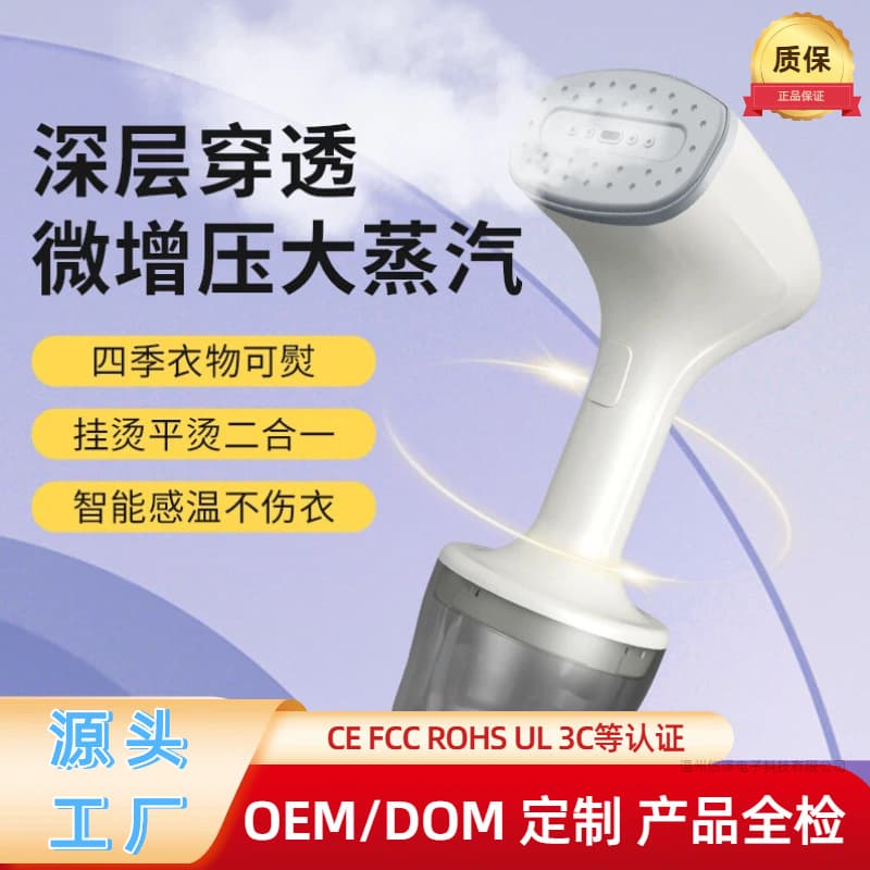 New Handheld Steam Iron for Home Use, Small Electric Iron, Steam and Flat Iron 2-in-1