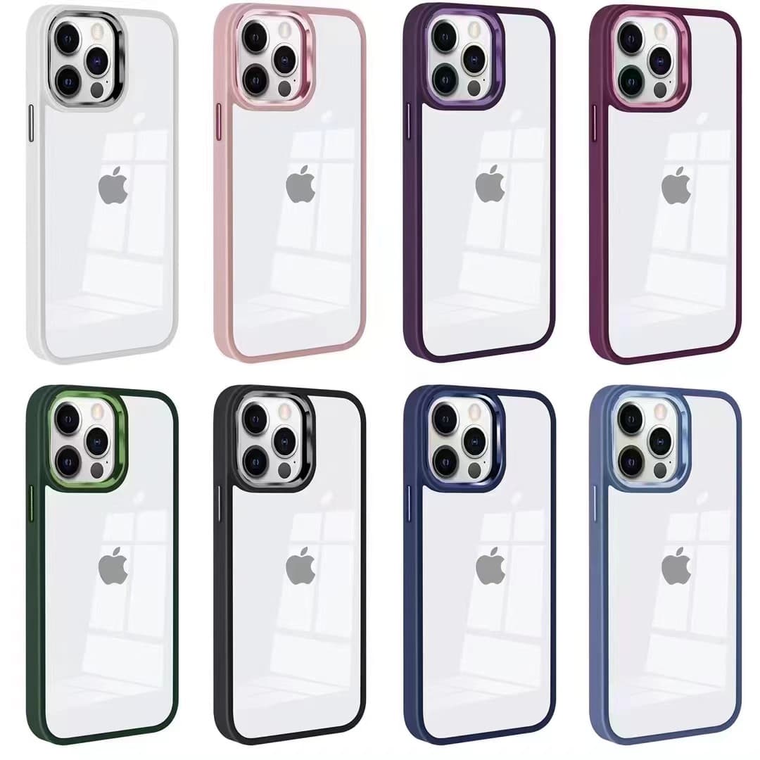 Compatible with iPhone 17 Pro Max Phone Case Apple 16 Pro Gold Shield XS Transparent Hard Case for iPhone 15 Pro Max Protective Cover