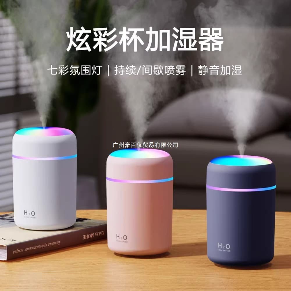Car Humidifier Wireless with USB Charging, Room Air Humidifier for Home Use, Quiet, 2025 New Model for Vehicles
