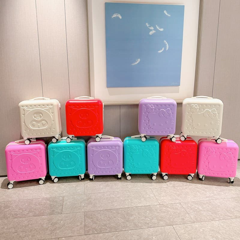 Children's Luggage, 20-inch Large Capacity Cartoon Student Suitcase with Universal Wheels and Combination Lock, Trendy Travel Bag