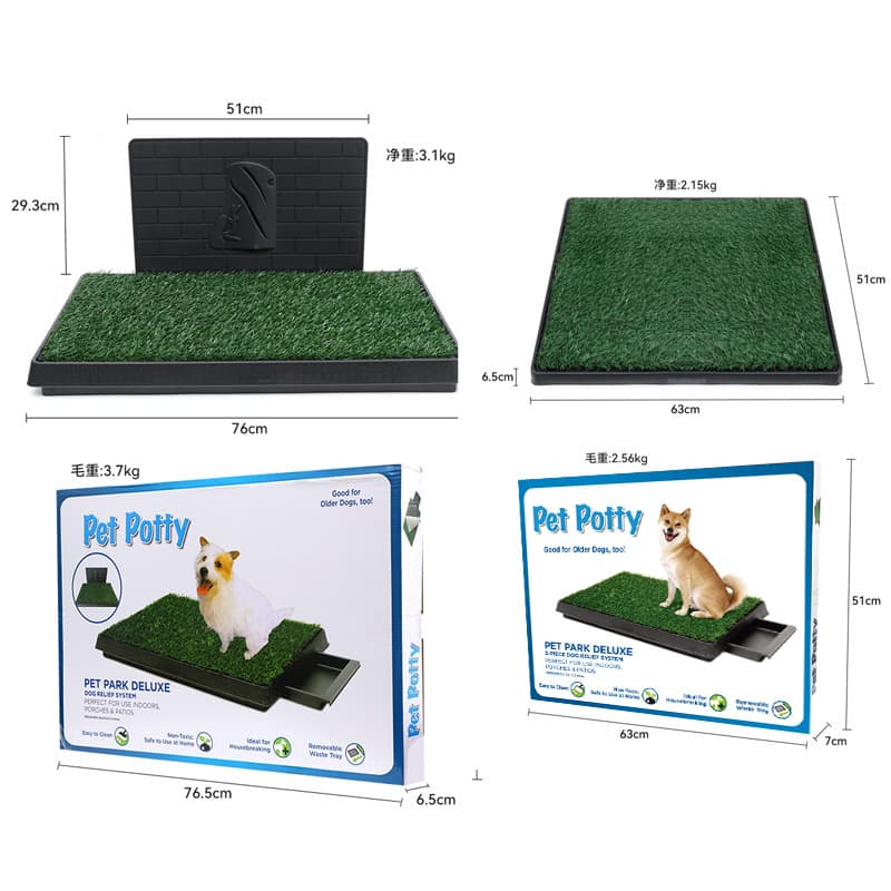 Drawer Dog Toilet Grass Mat Large Pet Pee Pad Training Spot for Medium and Large Dogs Drawer-Type Dog Urinal